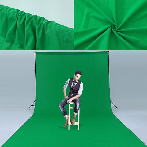 Photography Backdrops Green Screen Chromakey Shooting Background Cloth Polyester -CE00301-Veeddydropshipping