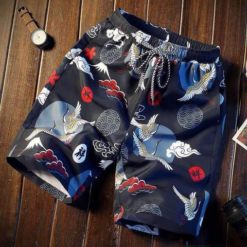 Women/Men Summer Beach Shorts Boys Swimsuit Shorts Men Five-point Pants -OS00184-Veeddydropshipping