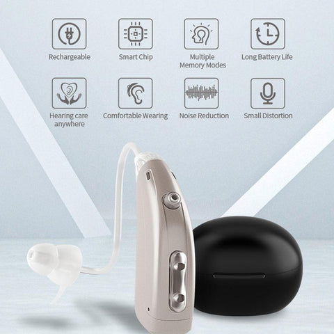 Hearing Aids Rechargeable Ear Back Type Hearing Device-BH00818-Veeddydropshipping