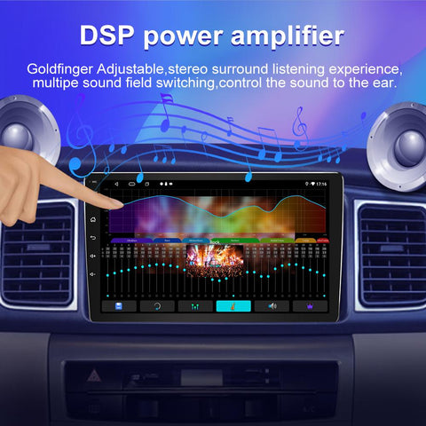 7/9/10 Inch 1 Din Android 12 DSP Car Radio Wireless Carplay Android-AM00546-Veeddydropshipping