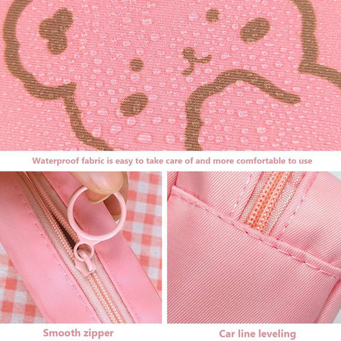 Women Small Cosmetic Bag Set Zipper Girls Mini Sanitary Napkins Makeup Lipstick Bags-PA00918-Veeddydropshipping