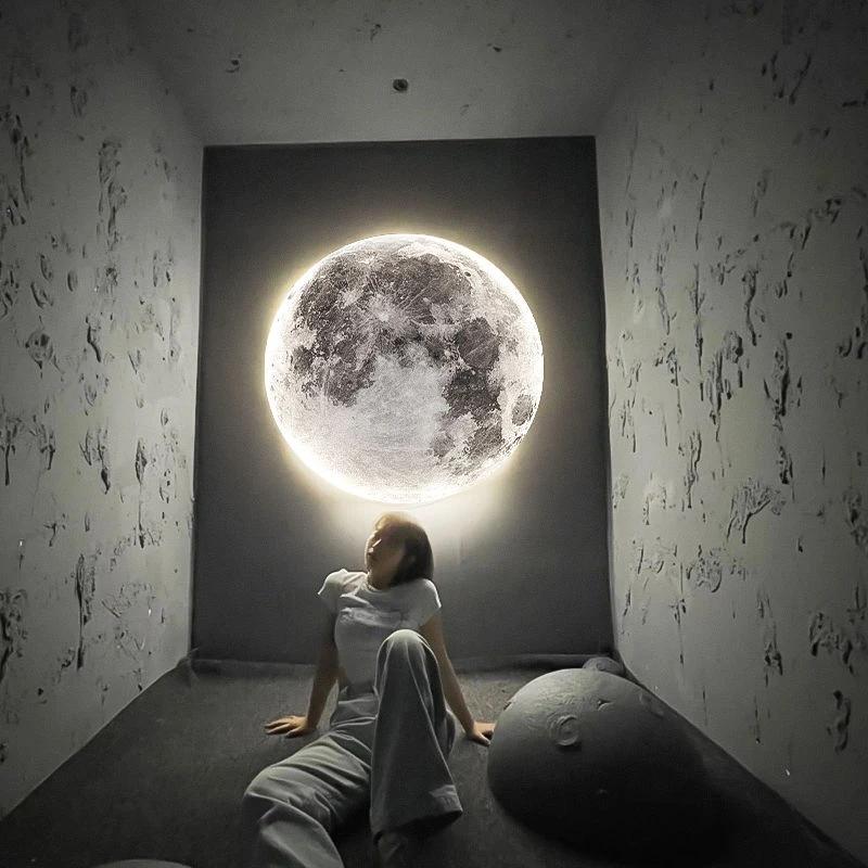 Moon LED Wall Lamp Nordic Light-HA00219-Veeddydropshipping