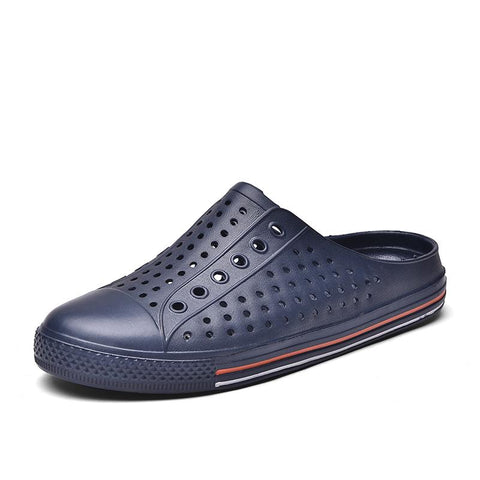 Hollow Out Breathable Beach Slippers Man Flip Flops-BS01580-Veeddydropshipping