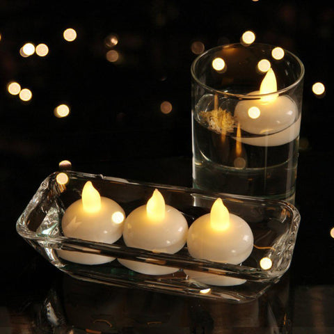 Flameless Floating Candle Waterproof Warm White LED-HA00366-Veeddydropshipping
