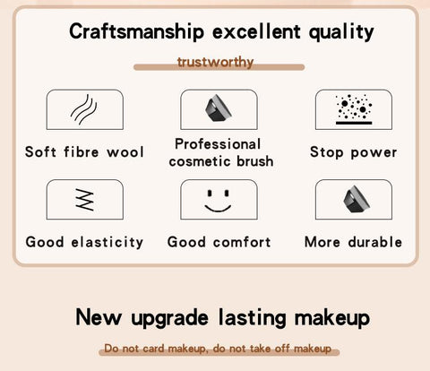 magic foundation brush petal seamless makeup-BH00737-Veeddydropshipping