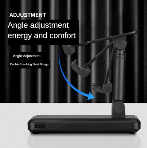 Z89 4in1 Power Bank with Cables Desktop Phone Holder Supports Fast Charging Apple Android TYPE-C 10000mAh Lazy Live Phone Stand-PA00510-Veeddydropshipping