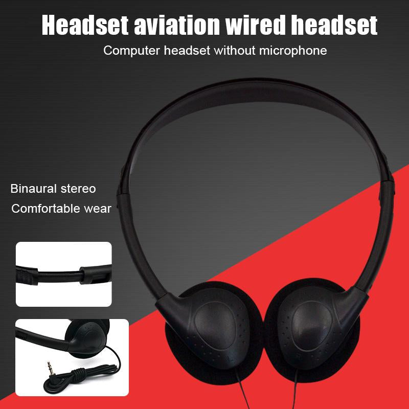 Head-mounted Computer Headset No Microphone Noise-Veeddydropshipping