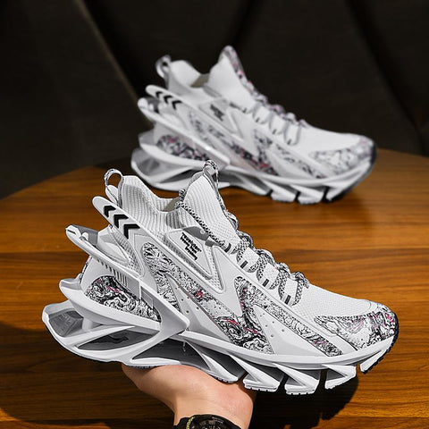Mens Shoes Tenis Luxury Shoes Trainer Race Breathable Shoes-BS01404-Veeddydropshipping