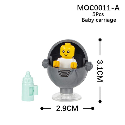Compatible City MOC Building Blocks Bricks Parts Furniture Kits Kids-TB01500-Veeddydropshipping