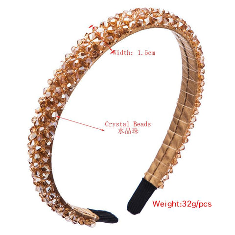 Crystal Headband Hair Accessories For Women -JW00519-Veeddydropshipping