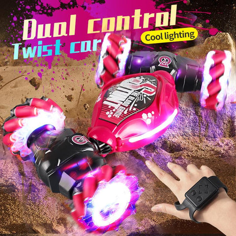 RC Car 4x4 Remote Control Cart Stunt Gesture Sensing 1/12 RC Drift Car With LED-TB01440-Veeddydropshipping