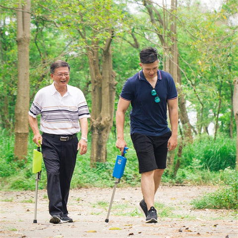 Crutches Cane Stool Automatic Foldable Walking-HA01633-Veeddydropshipping