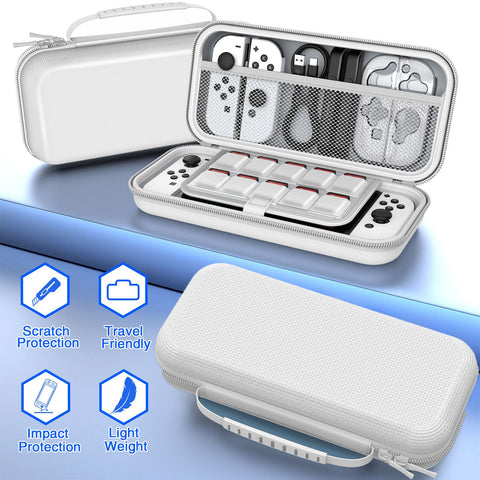 Mooroer Portable Case Nintend Switch OLED Waterproof Hard Protective Storage Bag -CE01331-Veeddydropshipping