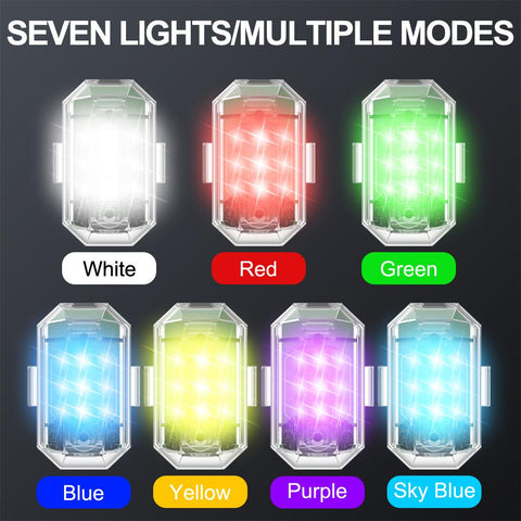 Wireless Remote Control LED Strobe Light for Motorcycle Car Bike-AM00014-Veeddydropshipping
