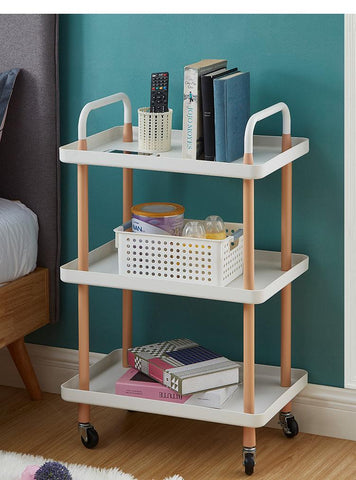 Nordic Kitchen Movable Storage Rack Rolling-HA01658-Veeddydropshipping