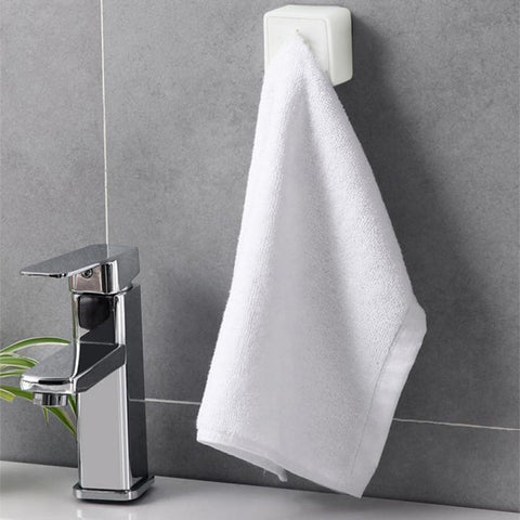 Self-adhesive Punch Free Towel Plug Holder Wall Mounted Bathroom -CE00647-Veeddydropshipping