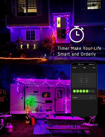 Dreamcolor Outdoor String Lights With 20 Colorful Modes Music Sync Voice-TI00911-Veeddydropshipping