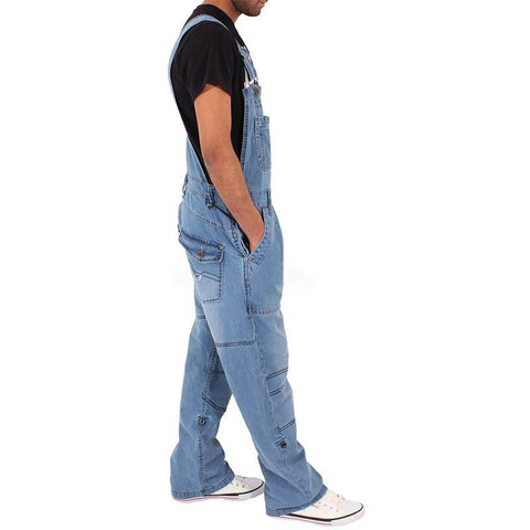 Baggy Jeans Jarretel Broek Mode Multi-Zakken Losse-MF00542-Veeddydropshipping