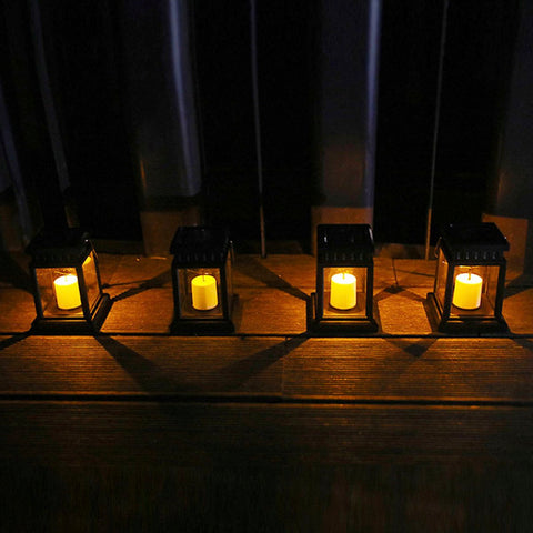 Solar Palace Lantern Garden Lamp Solar LED Candle Light Floor Light-TI00841-Veeddydropshipping