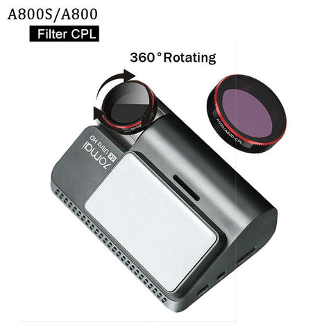 For 70mai Dash Cam 4K A800s CPL Polarizing or RC06 Rear camera  CPL-AM00566-Veeddydropshipping