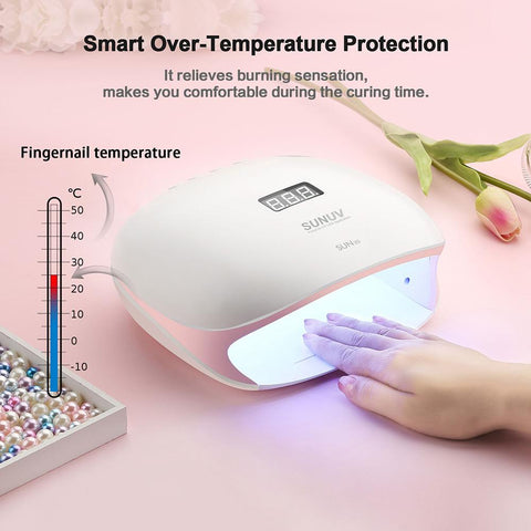 Nail Lamp 48W UV LED Nail Dryer Manicure Nail Art -BH01073-Veeddydropshipping