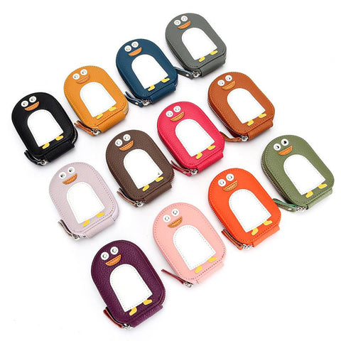 Cartoon Penguin Credit Card Holder Multi-card Slot Men ID Card-BS00638-Veeddydropshipping