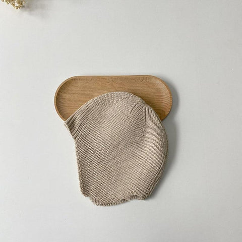 Korea Solid Color Baby Beanies Soft Baby Bonnet Cap Kids Knitted Hats-TB00422-Veeddydropshipping