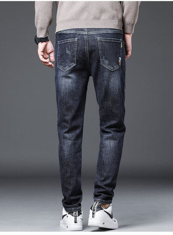 Casual Slim Straight Jeans-Veeddydropshipping