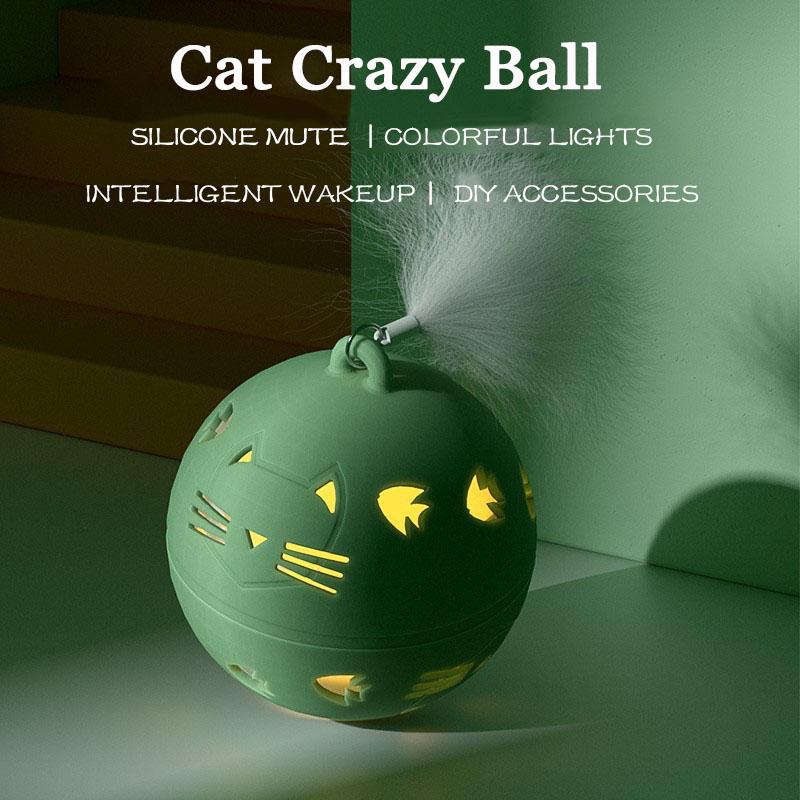 Cat Toy Self-moving Kitten Jumping Ball Toys-HA01994-Veeddydropshipping