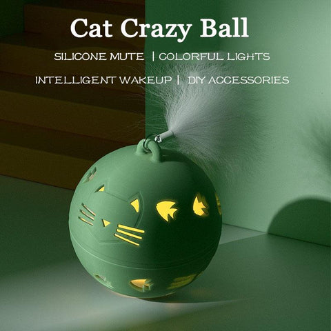 Cat Toy Self-moving Kitten Jumping Ball Toys-HA01994-Veeddydropshipping