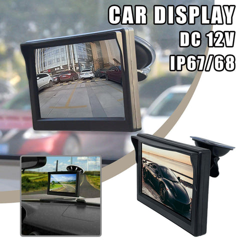 Car Monitor 4.3 inch TFT LCD HD Digital Display Monitor For Rearview Reverse-AM00690-Veeddydropshipping