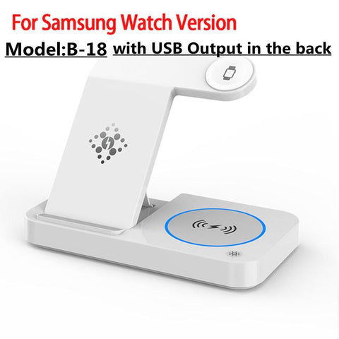 100W 4 in 1 Wireless Charger Stand Foldable  Fast Charging Station For iPhone-PA01057-Veeddydropshipping