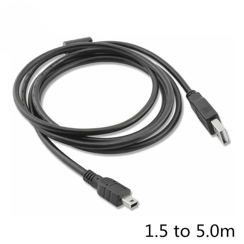 0.3m 0.5m 150cm 3 Meters 5m 2.0 Mini USB Charger Power Cable Cord -CE00384-Veeddydropshipping