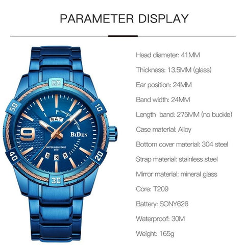 Luxury Brand Watches for Men Military Sports Waterproof Quartz -JW00867-Veeddydropshipping