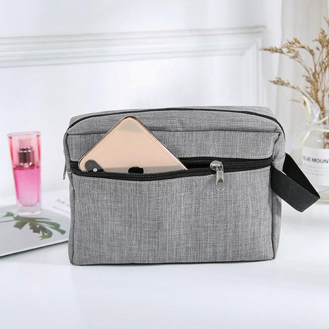 Storage Hand Bag Women Men Large Double Layer Shaving-BS00079-Veeddydropshipping