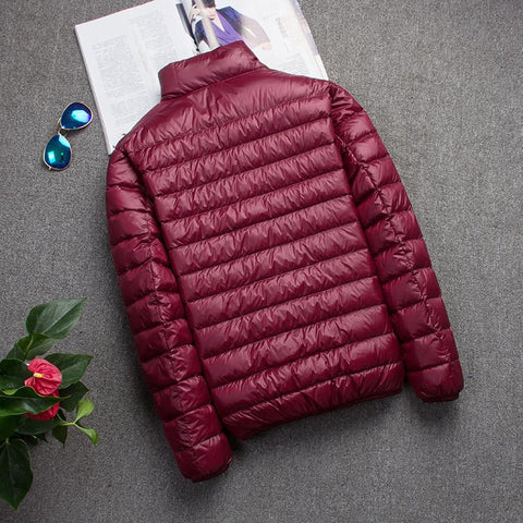 Jacket Men&#39;s Fashion Hooded Short Ultra-thin Lightweight-MF01230-Veeddydropshipping