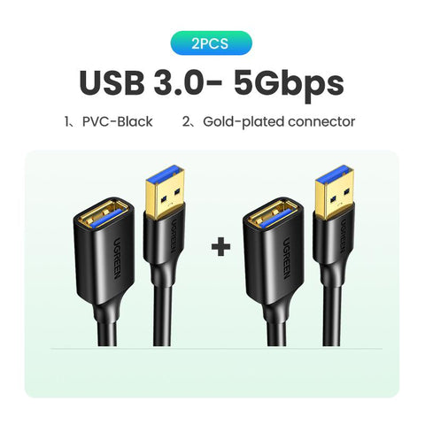 USB 3.0 Cable USB Extension Cable Male to Female Data Cable USB3.0 Extender-CE00380-Veeddydropshipping