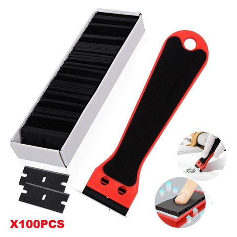 FOSHIO Carbon Fiber Car Wrap Sticker Remover Razor Scraper Cleaning-AM00508-Veeddydropshipping