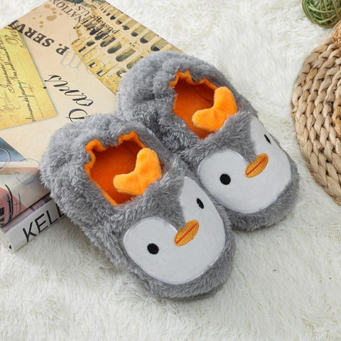 2022 Winter Cute Penguin Kids Slippers Comfortable Baby Warm-TB00125-Veeddydropshipping