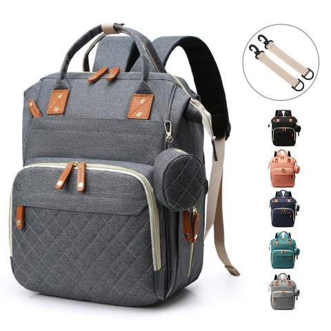 Large Capacity Nappy Bags Maternity Diaper Bag Backpack with-BS00070-Veeddydropshipping