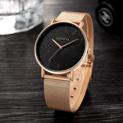 watch fashion gold Rose watch for women silver  watch-JW00954-Veeddydropshipping