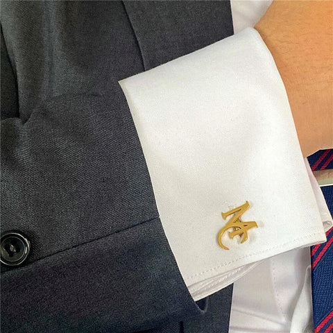 Stainless Steel Mens 2-3 Name Initials Cufflinks Fashion Customized-JW01301-Veeddydropshipping