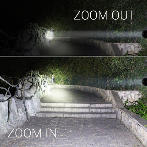 Super bright LED Flashlight Zoomable Torch 5 lighting modes-TI00753-Veeddydropshipping