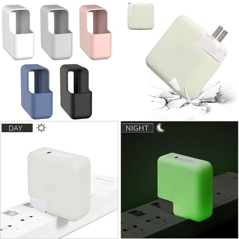 Liquid Silicone Charger Protector Case Cover For Macbook Adapter Power-CO00499-Veeddydropshipping
