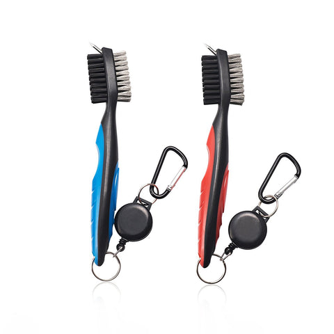 Nylon Bristle Cord Practical Golf Head Cleaning Brush-OS01414-Veeddydropshipping
