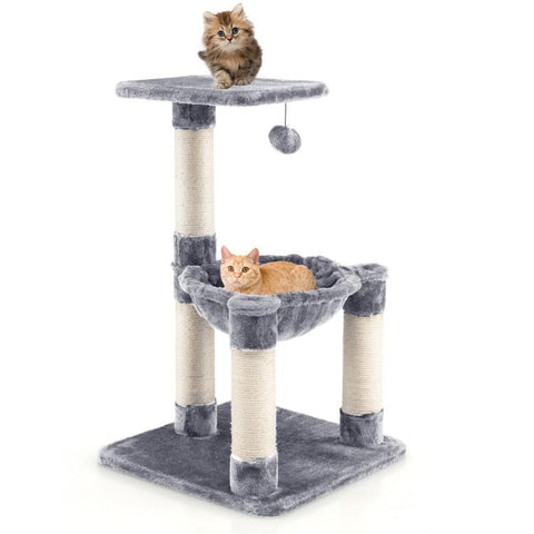 Stable Safe Structure Cat Toys Multi-level Cat Tree-HA01443-Veeddydropshipping