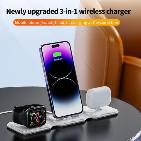 18W 3 in 1 Magnetic Wireless Charger Stand Pad for iPhone-PA01065-Veeddydropshipping