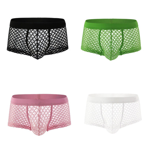 Panties Hollow G-String Boxers See Through Sexy Underwear-MF01528-Veeddydropshipping