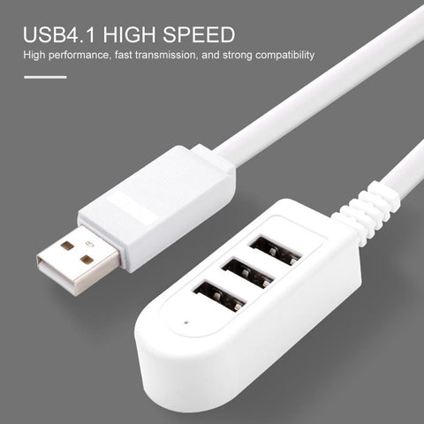 New 3 Port Usb Splitter One For Three 3A Charger Converter Extension Cable Line-PA00450-Veeddydropshipping