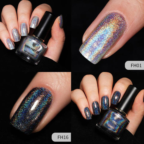 Holographic Nail Polish Rainbow Polish 6ml Laser Varnish Shining -BH01013-Veeddydropshipping